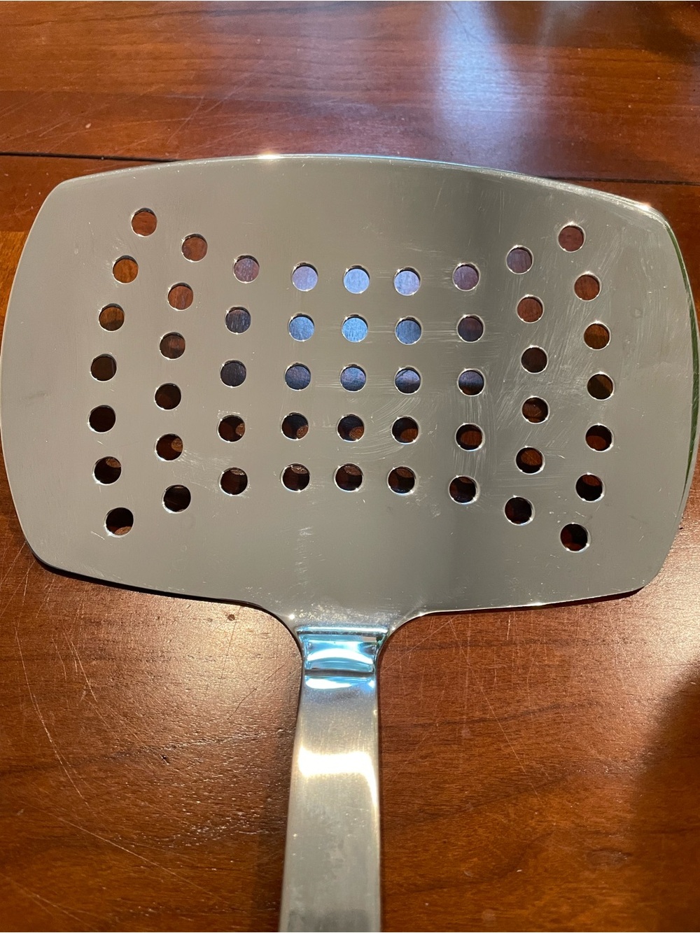 Williams-Sonoma 18/10 stainless steel slotted wide head spatula. NWOT.